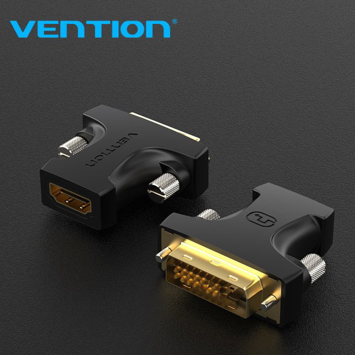 Vention Adaptador HDMI hembra a DVI (24+1) macho Negro AILB0 Vention Adaptador HDMI hembra a DVI (24+1) macho Negro AILB0